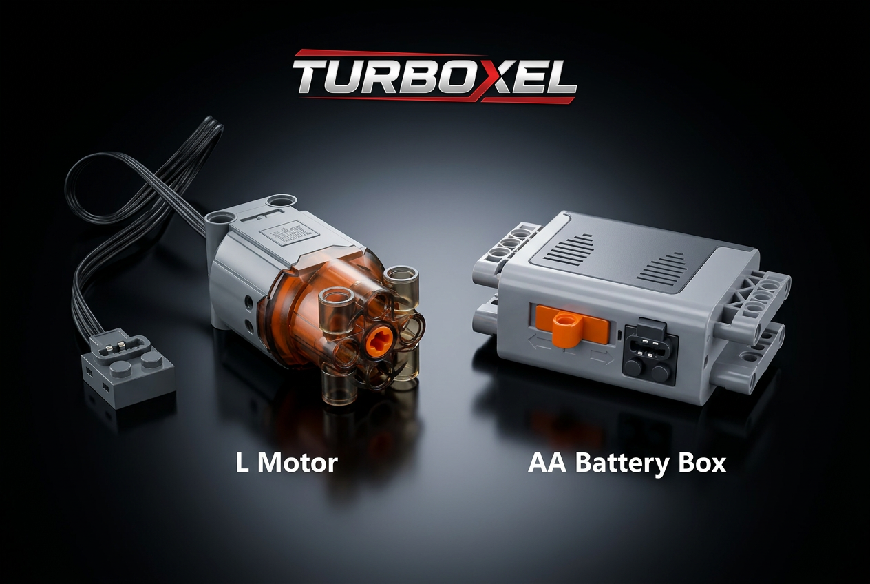 Turboxel™ Motorized V8 Engine Builder Kit